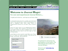 Tablet Screenshot of journalmagic.com